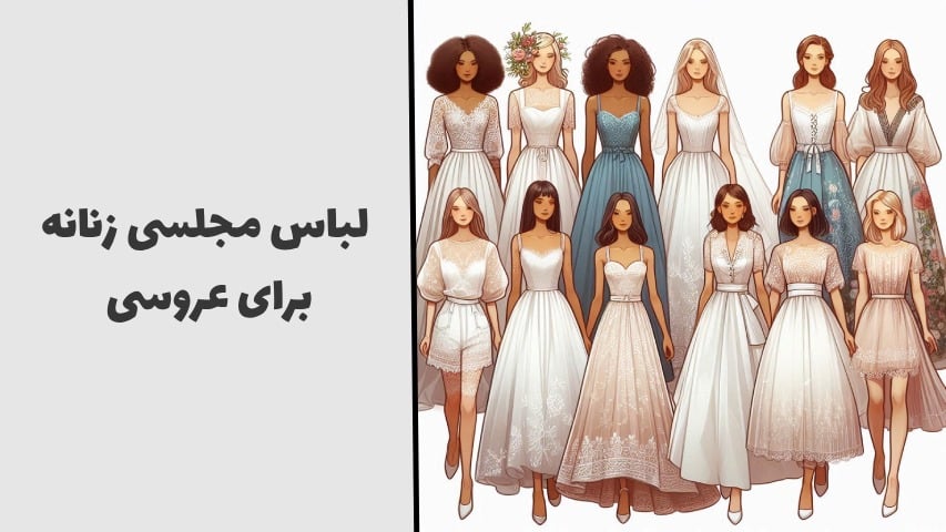 مدل لباس های مجلسی زنانه برای عروسی - آدا مزون