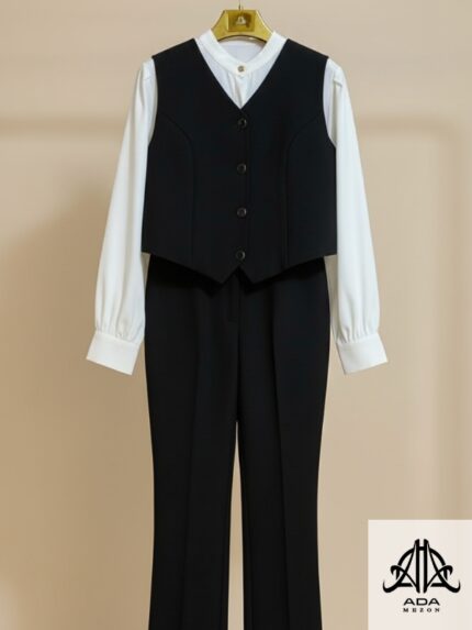 وست زنانه کرپ مازراتی مشکی