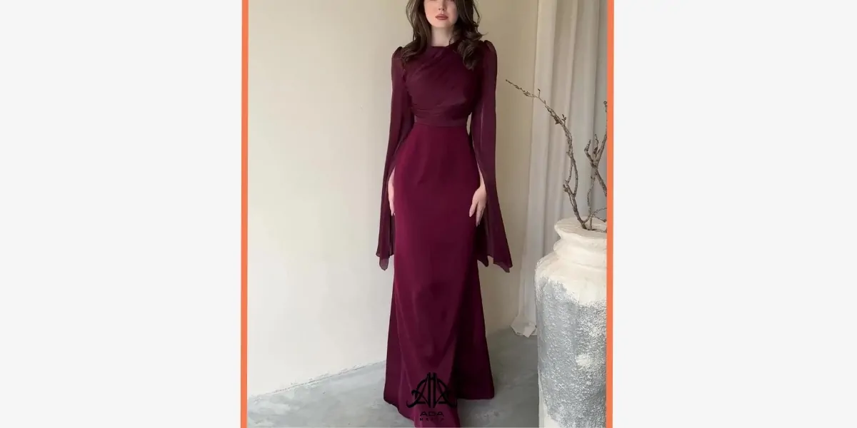 لباس مجلسی برای عروسی برای اندام ساعت شنی - آدا مزون